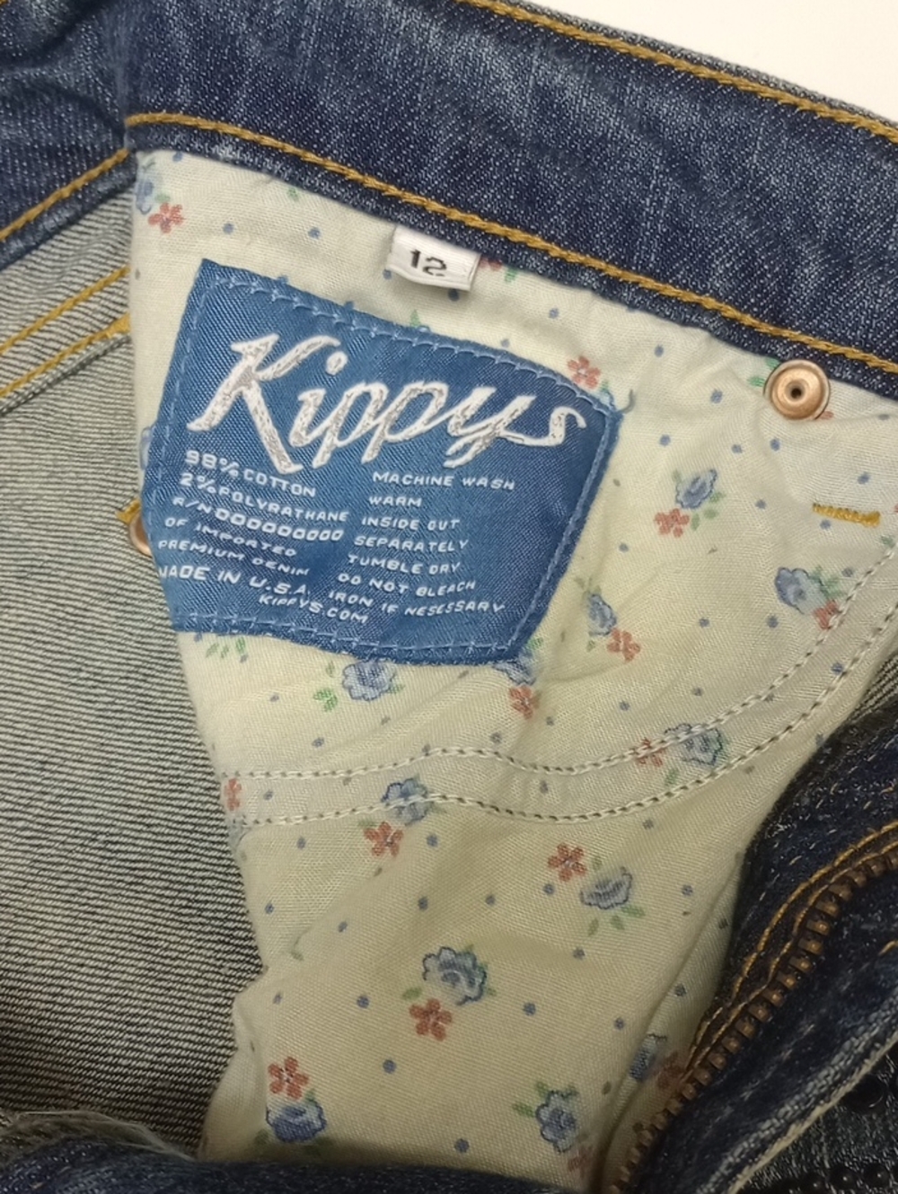 🩵✨KIPPYS SWAROVSKI CRYSTALS ROSE EMBELLISHED WIDE LEG BOOT CUT WOMEN'S JEANS✨ - Picture 15 of 16